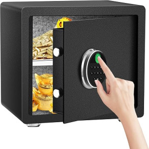 HSGCJS 1.2 Cubic Feet Biometric Fingerprint Safe Box