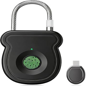 Smart Fingerprint Padlock with USB Charging